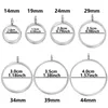 Pendant Necklaces 1Pc High Quality Stainless Steel Round Glass Coin Bezel Po Locket Clear Living Floating Medaillon Colgantes Jewelry