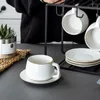Tasses européennes tasse mate tasse coffre en céramique maison simple