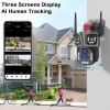 Cameras Ultra 20MP 10K WIFI Surveillance Camera Outdoor Five Lens Camera PTZ 20X Zoom Smart Home AI Human Tracking Wireless CCTV Camera