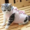 Cost Costumes Bandage Jumps combinaison pour chats Anise anti-léchage après récupération pour animaux de compagnie Vêtements de chaton respirant vêtements de sevrage