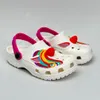 Sandalen Kinder Flip Clog Slipper Flop Croc Kleinkinder Loch Slipper Strand Süßigkeiten Pink Klassische Jungen Mädchen Schuhe weiße Sommerjugend Kinder Rutschen C9-J3 Arb