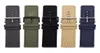 시계 밴드 Beafiry Canvas Band 18mm 20mm 22mm Quick Release Nylon Straps WatchBands Huawei Black Blue Green8294739를위한 스포츠