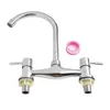 Bathroom Sink Faucets Chrome And Cold Mixing Faucet Solid Brass Construction Applicable Pipe Diameter Surface Technology