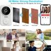 Дверные звонки M8 Smart Visual Door Door Door Bell Twoway Intercom Intelligent Инфракрасное ночное видение Удаленное мониторинг Система безопасности