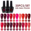 Lock Nailco 15ml 20pcs гель -лак для ногтей набор весна летних цветов ультрафиолетовый гель для ногтя для маникюра для гелевых красок для профессионалов DIY