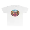 Rhude Brand SummerTシャツメンズデザイナーTシャツファッションコットンショーツRH038デザートココナッツプリント短袖TシャツサイズS-XXL