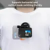 カメラuurig bh06スポーツカメラネックホルダーマウントクイックリリースGoproヒーロー用1/4インチネジアダプター10/9/8 DJI Insta360カメラ