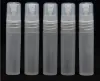 ATomiseur de bouteille de parfum en plastique Transparent en gros de 5 ml Vide 5cc mini rechargement de pompe à pulvérisation en spirale ZZ