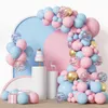 Party Decoration Pink Blue Balloon Garland Arch Kit Birthday Kids Baby Shower Boy Or Girl Latex Ballon Wedding Suppiles