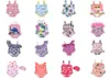 33 styles kids cartoon horse floral OnePieces swimwear girls Swimsuits bodysuit kid bikini ruffle Beach Sport bathing suits C7028881