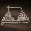 Ceintures de chaîne de taille Bohemian Righestone Chain de poitrine plate et bijoux sous-vêtements pour femmes 2024 Nouveau soutien-gorge sexy body2404