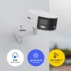 Sistema Annke 4k Sistema de câmeras de segurança de vídeo ao ar livre 180 ° Segurança da lente dupla IP Poe Poe Detecção de veículos humanos inteligente 8MP Poe Cam