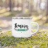 Mokken email Mug Coffee Frans bedrukte vrijgezellenfeestje wijn camping cup origineel ontbijtbekers vrienden bier