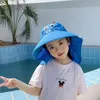 Outdoor Summer Hat for Kids Children Sun Hat Neck Ear Cover Sun Protection Beach Caps Kids Boy Girl Flap Cap for Children 240408