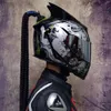 Мотоцикл полная лицо двойной линзы моды быстрого выпуска гоночного шлема одобрена точкой