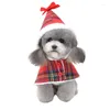 Hondenkleding kleding huisdier Kerstmis getransformeerd in puppy Teddy Pomeranianus