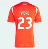 2024 2025 Maglie da calcio Chile cilena 22 23 24 25 Vidal Alexis Sanchez Felipe Medel Erick E.Vargas Fernandez Men Kit Kit Shirts SALAS ZAMAMANO SIERRRA