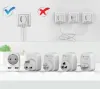 Adaptrar Mini Size International Travel Plug -adapter med EU -uttag och 2 USB -portar 5V/2.4A Väggladdare Protbale Power Socket