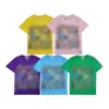 Designer de camisetas estampadas de zoológico de desenhos animados infantis Crianças Monkey Monkey Tees de manga curta Summer Boys Cotton Tops macios roupas Z7583