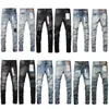 Luxus Jean Herren Designer Jeans Lila Jeans Jeans Hosen Herren Purple Jeans Hosen Hochwertiges Gerade Design Retro Streetwear Casual Jogginghose Jogger Pant