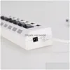 USB HUBS MTI Splitter 20 Hub Güç Adaptörünü Kullan 7 Port MTiple Genişletici PCA29A06A273301535 BAŞMA TESLİMAT Bilgisayarları Net DH5DC