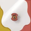 wegetarianizm angielski altan broszka śliczne filmy anime gry twarde szkliwa szpilki Zbierz metalową broszkę z kreskówek jeść cipka