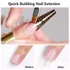 Gel Mshare Nude Pink Gel for Extension Builder Uv Nail Self Leveling Alignment Low Burn Heat Hard Gel Manicure for Nails Finger 142g