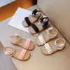 Slipper Sandalias Shoes for Girls Child Sandals Summer Ny Soft Sole Girl Beach Shoes Bow Princess Shoe Fashion Kids Shoes Zapatos Nia 2448