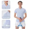 2piece SetWomens Tennis T-shirts Loose Fitting Golf Top Shortsleeves Quick-dry Running Tees Halloween Womens Active Clothing 240403