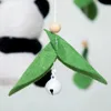 Wooden 012 Months Baby Soft Felt Panda Bed Bell Toy Mobiles Crib Hanging Toys born Educational For Infant Gift 240408