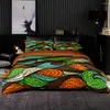 Bedding Sets Romantic Euro Set Charming Zebra Pattern Duvet Tampa com qualidade da fronha para a cama de tamanho completo de Double Quenn King