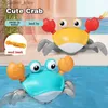 Baby Bath Toys Simulation inertiale Crab Crawling Walking Educational Toys Baby Bath and Play Water Games Children Toy Gifts L48