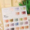 Gel Lencco Translucent 36 Farben Gel Nagellack Set Lack Lack Gelee Klar gelNnagelkunst Edelstein Leduv Sirup Gel Polish Kit Kit