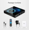 Caixa 5 PCs T95 Smart Android TV Box Android 10 6k H616 Quad Core Player Play Play Store Free Smart TV Set Top Box Top Box