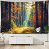 Tapestries Landschap Natuurlijk bos Gedrukte grote muur Tapijt Hippie Hangende bomen Landschap Mandala Art Decor