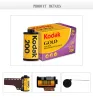 Camera Originele Kodak Gold 200 35mm film 36 Blootstelling per rol geschikt voor M35/ M38/ F9/ H35 -camera (vervaldatum: 2025) Klassieke film