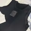 high end women vest designer tank tops womens summer casual letter rhinestone graphic vests fashion round neck sleeveless outdoor sports sweatshirt