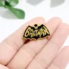 Bartman Enamel Pin Custom Black Bat Brooch Cartoon TV Series Badge Bag Shirt Lapel Pin Buckle Hero Jewelry Gift Fans Friend