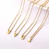 Hot Selling Gold Letter Necklace Pendant for Womens Fashion 26 English Wearable Accessories