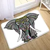 Tappetini da bagno lupo leopardo elefante zebra zebra non slip pavimenti portiere porzionale di colori animali selvatici decorazioni da bagno decorazioni da bagno moquette all'aperto