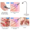 Kit nagellampa mini uv laddningsbar polsk nagel torktumlare led lampa nagel uv ljus led terapi ljus nagelkonst verktyg pin bura nagellampa