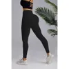 Lu Pant Align Soussless Hip Silbing Femme Fiess Skinny High Waist Fashion Gym Tranning Running Leggings Solid Yoga Gry Workout Running