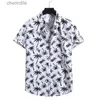 Men's Casual Shirts Pineapple print Hawaiian mens shirt 2022 summer short sleeved beach shirt tropical Aloha shirt mens clothing Camisas Para Hombre yq240408