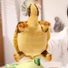 키즈 장난감 귀여운 아기 슈퍼 그린 시뮬레이션 박제 거북이 현실적인 바다 거북 동물 플러시 아기 장난감 선물 홈 장식 240407
