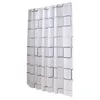 Shower Curtains Bathroom Partition Hooks Waterproof Privacy Protected Resistant Thicken Stainless Steel Boho Window