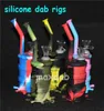 Silicone Rigs Dab Jar Bongs pipe Silicon Oil Drum water pipes bubbler bong9056591