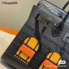 Tote Çanta Çanta 5a Çantalar Heyixue House Platinum El Palmprint Timsah Deseni Kontrast Renk Rafine Fransız Kadın Toka Çanta Crossbody