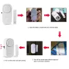 Aksesuarlar 10pcs Bağımsız Kapı Sensörü Manyetik Sensör Kablosuz Ana Sayfa Pencere Kapısı Giriş Anti Thief Güvenlik Akıllı Alarm Uyarısı 90dB Yüksek sesle