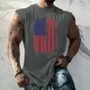 Heren t shirts zomer solide kleur t-shirts eenvoudig geprint zweet-absorberen ademende schouderuitbreidend mouwloos vest camisa masculina