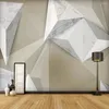 Обои Milofi Custom 3D обои фрески промышленного стиля стерео геометрия творческая абстрактная спапер ретро фона стены бумаги